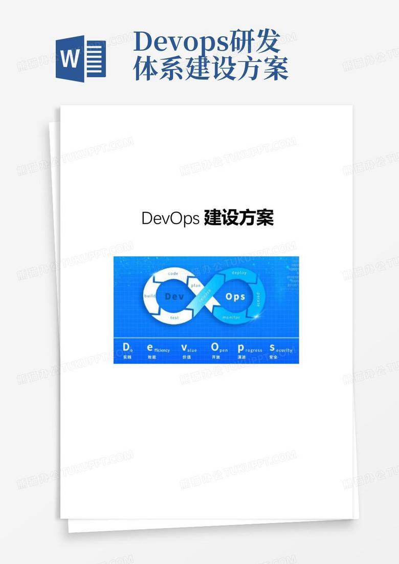 devops研发体系建设方案Word模板下载_编号lbpnpopn_熊猫办公