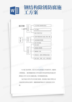 简易版电力工程铁塔钢结构防腐施工方案