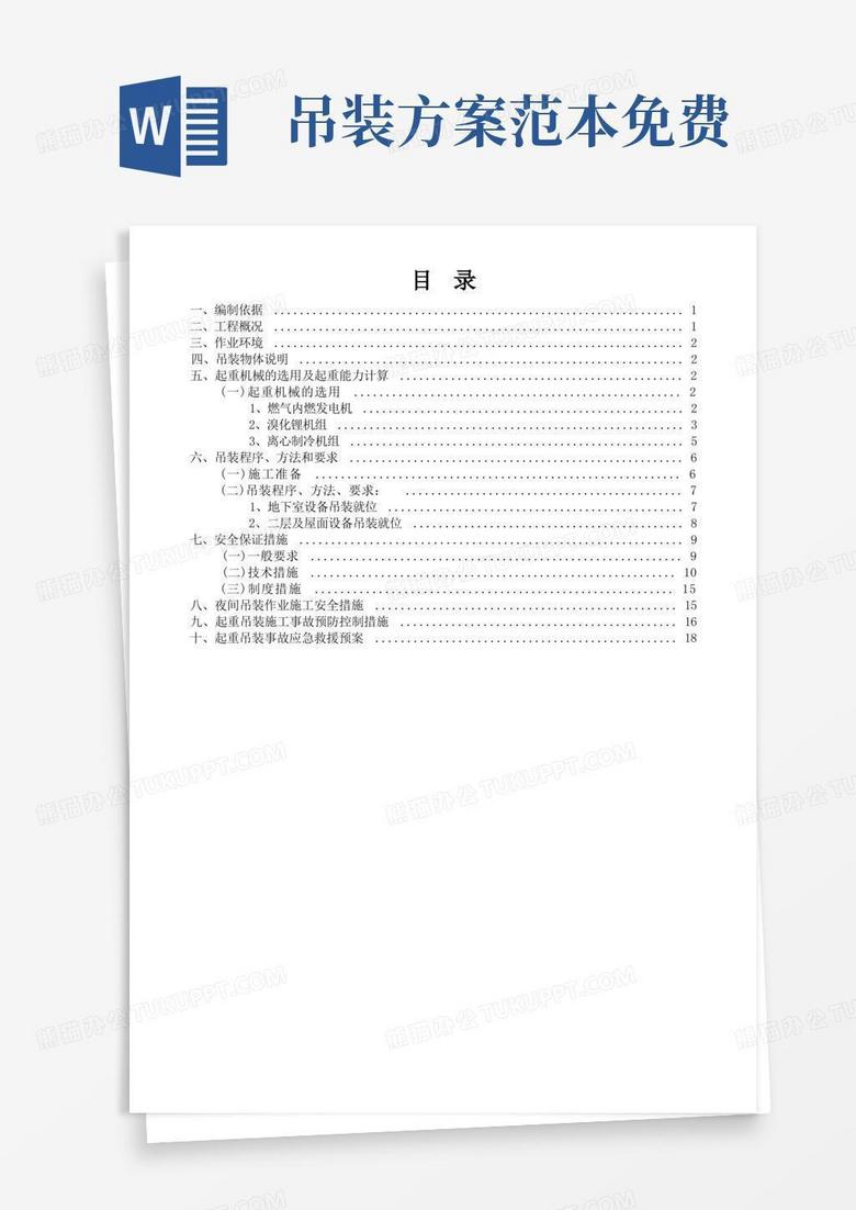 好用的设备吊装专项施工方案【最新范本模板】
