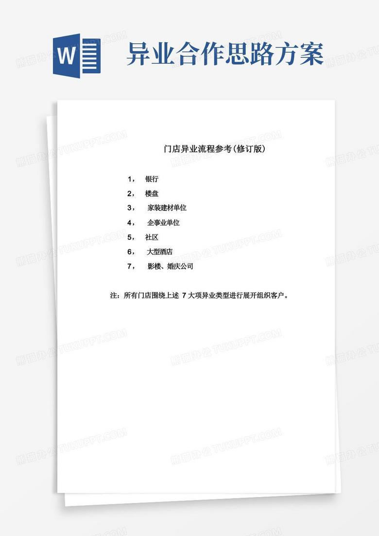 异业合作标准化流程