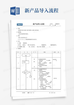 新产品导入流程