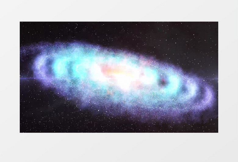 大气星云星空粒子有音乐背景视频素材