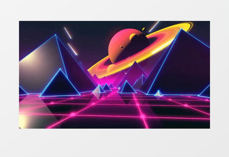 时尚大气星际动感背景视频