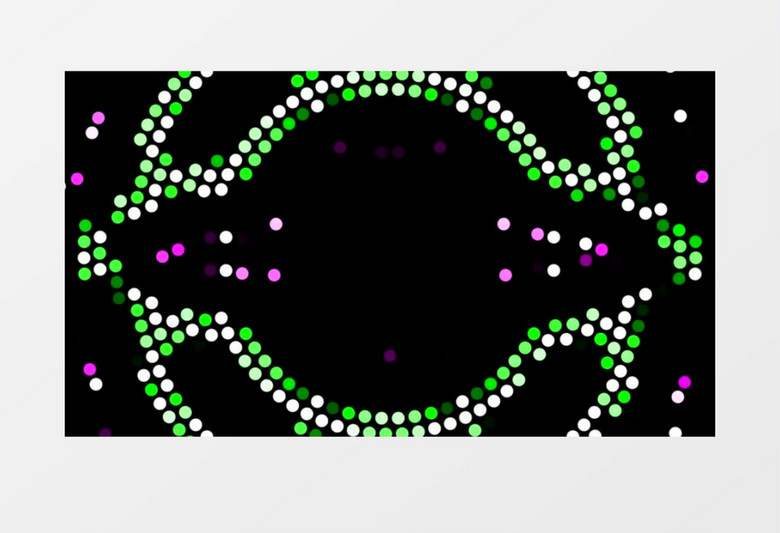 炫彩光点动感节奏视频素材
