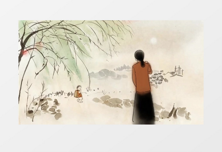 回忆思愁时间去哪儿感人感恩背景视频 (有音乐)
