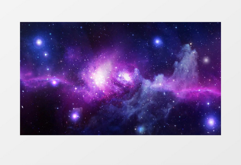 宇宙银河系星体背景视频（有音乐）