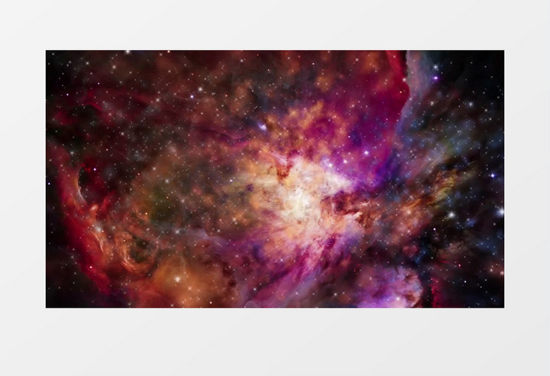 唯美星空粒子飞舞星云背景视频（有音乐）