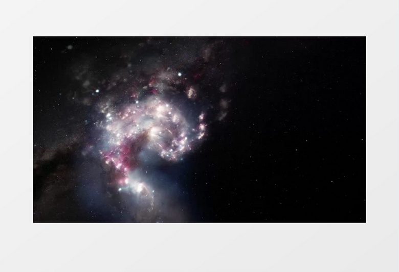 高清浩瀚宇宙星空银河系背景视频（有音乐）