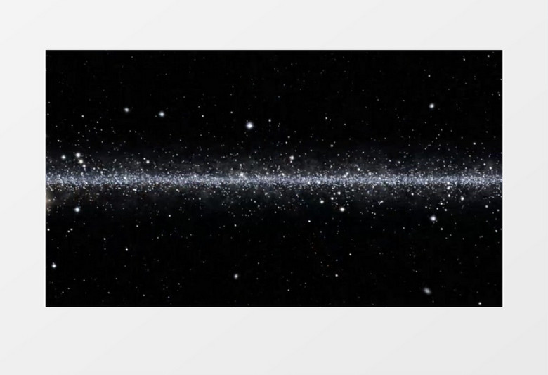 高清动态宇宙星空粒子银河背景视频（有音乐）