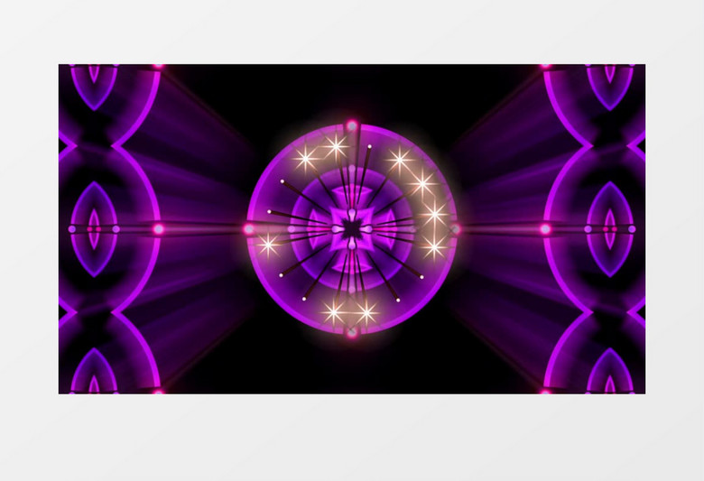 多彩几何动感光效VJ酒吧夜场视频素材(有音乐)