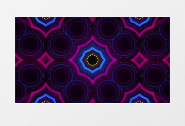 循环圆环节奏扩展动感酷炫动感VJ酒吧夜场视频(有音乐)