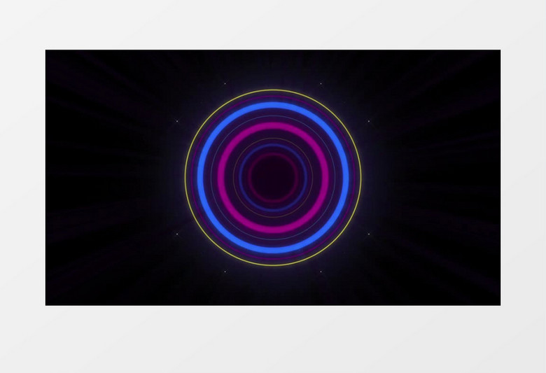 动感圆环节奏扩展酒吧vj视频素材(有音乐)