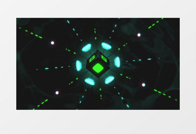 激光灯星空灯快节奏动感光效夜场视频(有音乐)