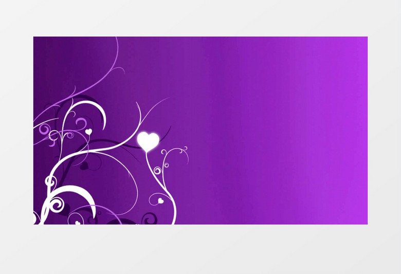 唯美浪漫婚礼婚庆爱心玫瑰背景视频（有音乐）