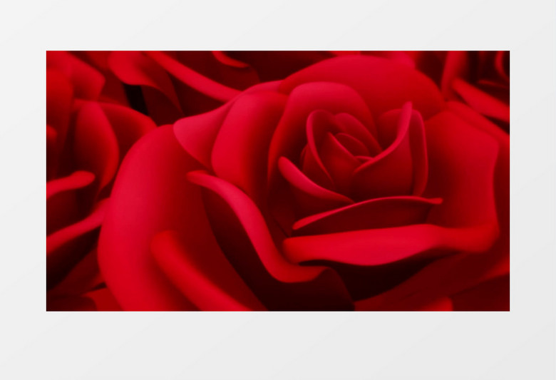 高清红色玫瑰花婚礼婚庆唯美背景视频（有音乐）