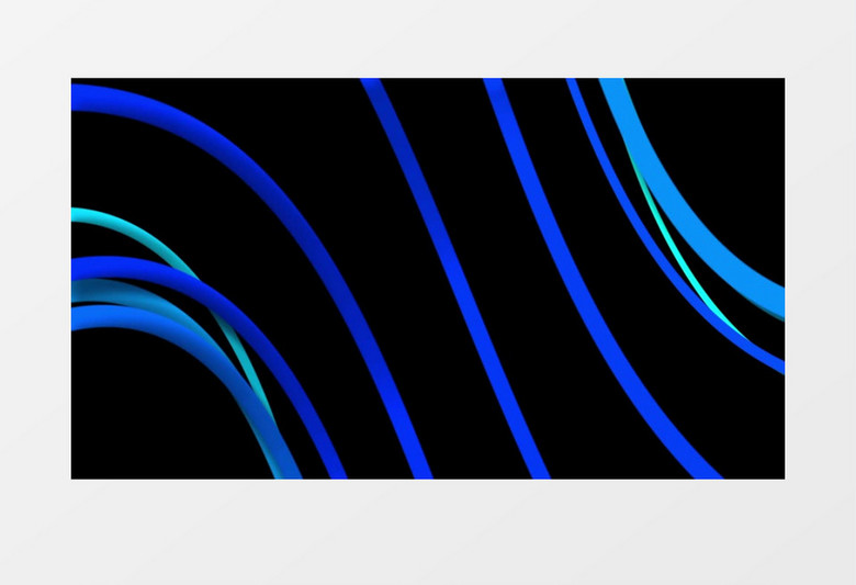 蓝色动感光线夜店酒吧舞台视频素材(有音乐)