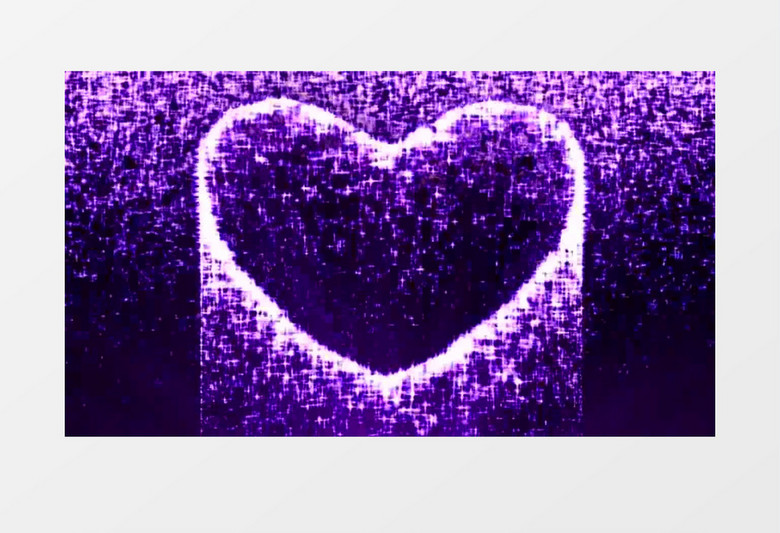 动态高清唯美婚礼婚庆爱心玫瑰背景视频（有音乐）