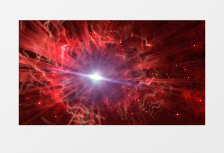 红色粒子光芒闪烁背景视频（有音乐）