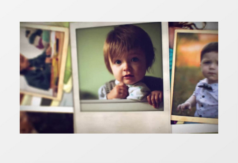 回忆相册照片墙开场ae视频模板