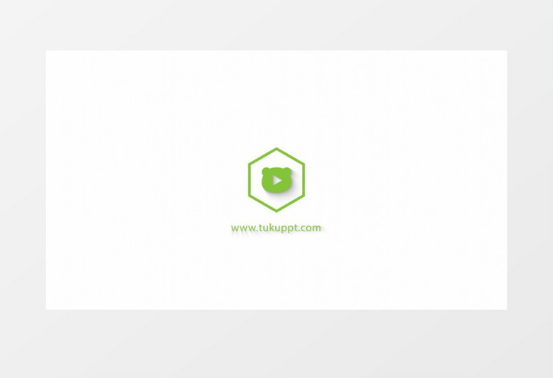 绿色扁平化简洁Logo动画AE视频模板