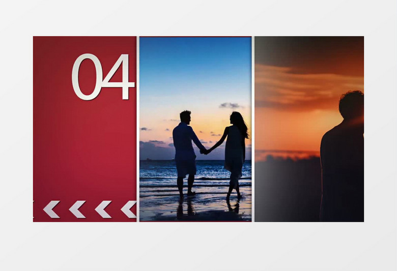 甜蜜爱情快节奏图片展示ae视频模板