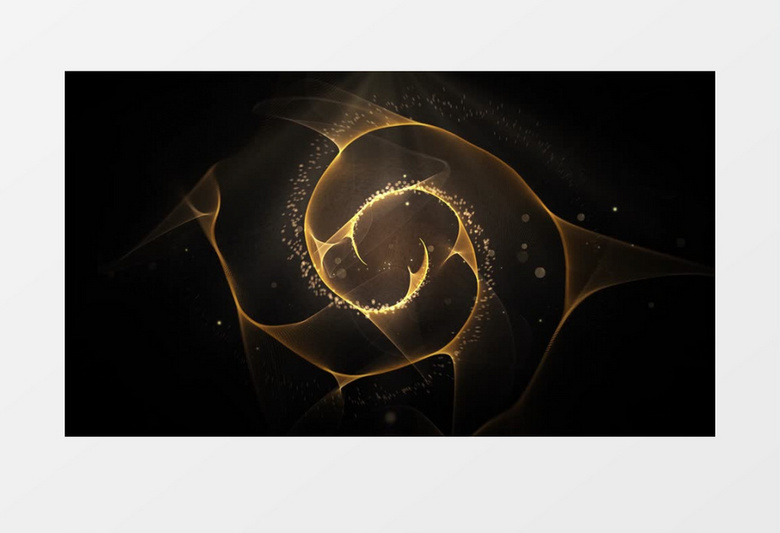 金色大气logo展示文字动画AE特效视频模板