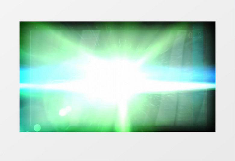 科幻光效能源标志logo展示ae视频模板