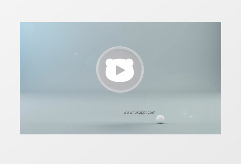 简洁简单动态融球Logo动画AE视频模板