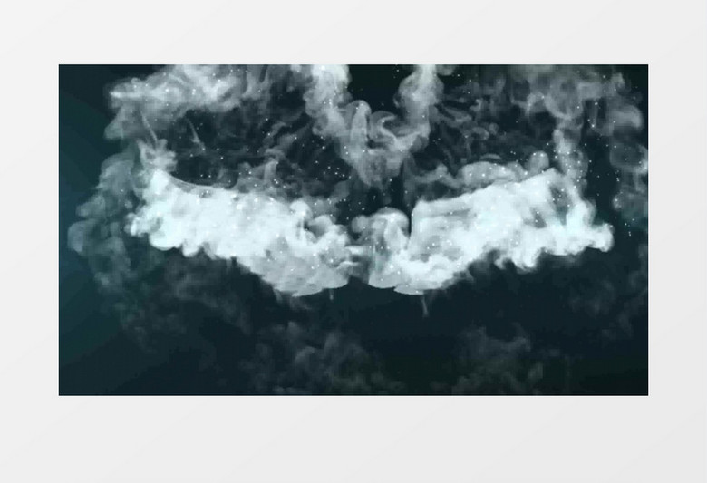 唯美白色烟雾翅膀Logo动画AE视频模板