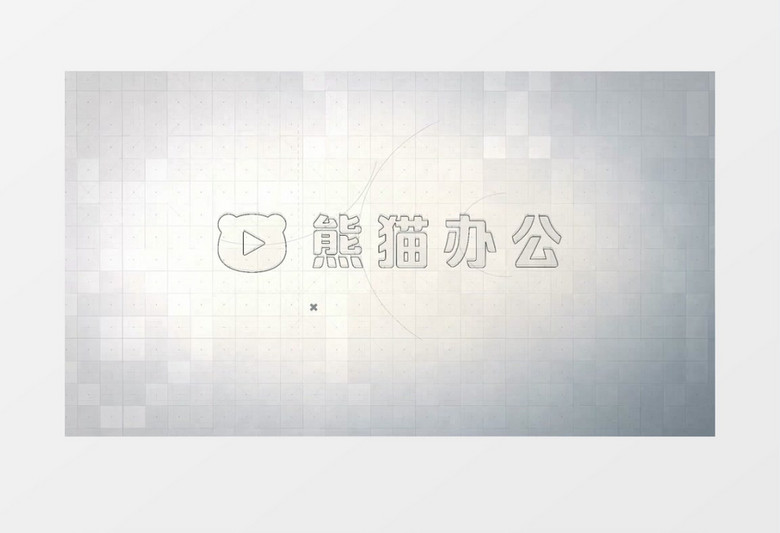 创意设计草图结构构造标志logo展示AE视频模板