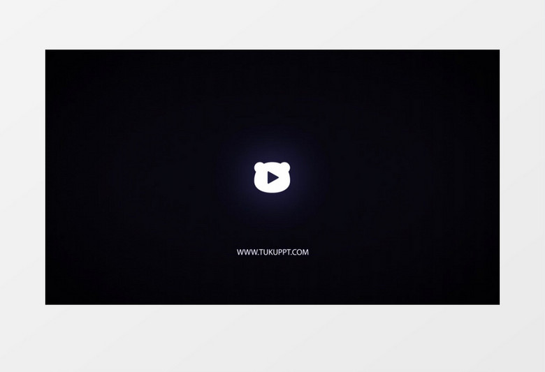撞色优雅粒子光线Logo动画AE视频模板