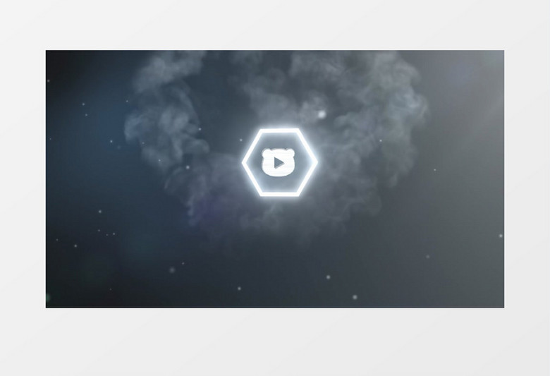 震撼烟雾冲击Logo动画AE视频模板