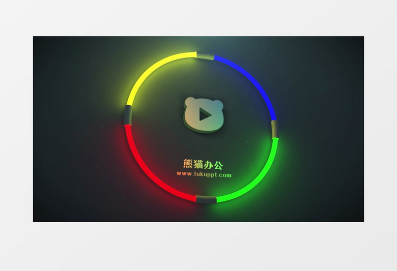 创意霓虹灯管Logo动画AE视频模板