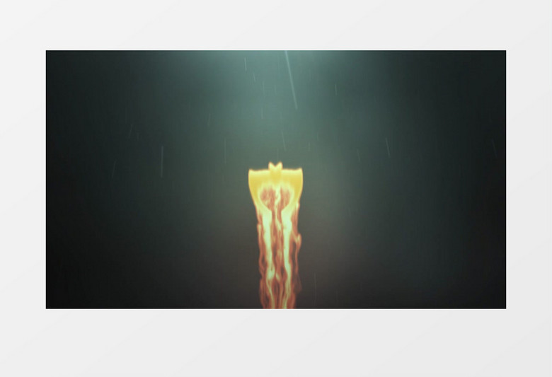 大气震撼火焰蝙蝠Logo动画AE视频模板