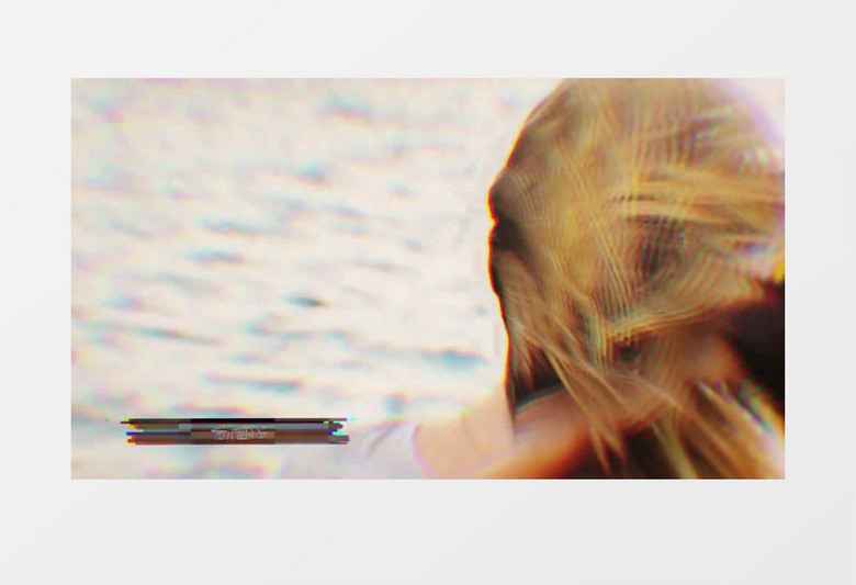 时尚大气图片Glitch效果展示ae视频模板