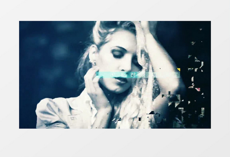 快速故障效果相册AE模板