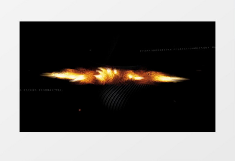 火焰风暴标志展示LOGO动画AE模板