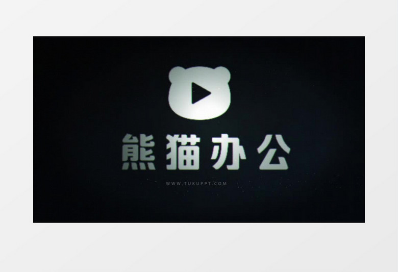故障效果logo标志展示ae模版