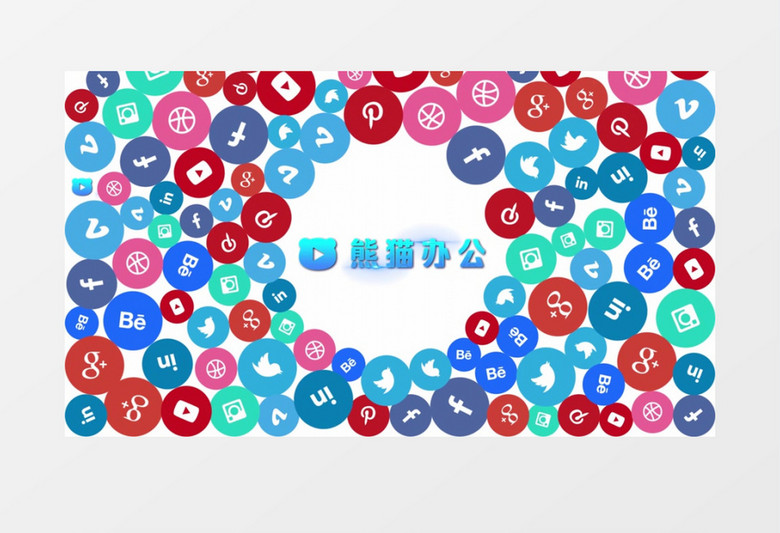 创意媒体图标标志logo动画AE视频模板