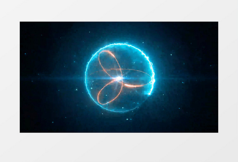  科幻能量球动画标志LOGO动画AE模板 