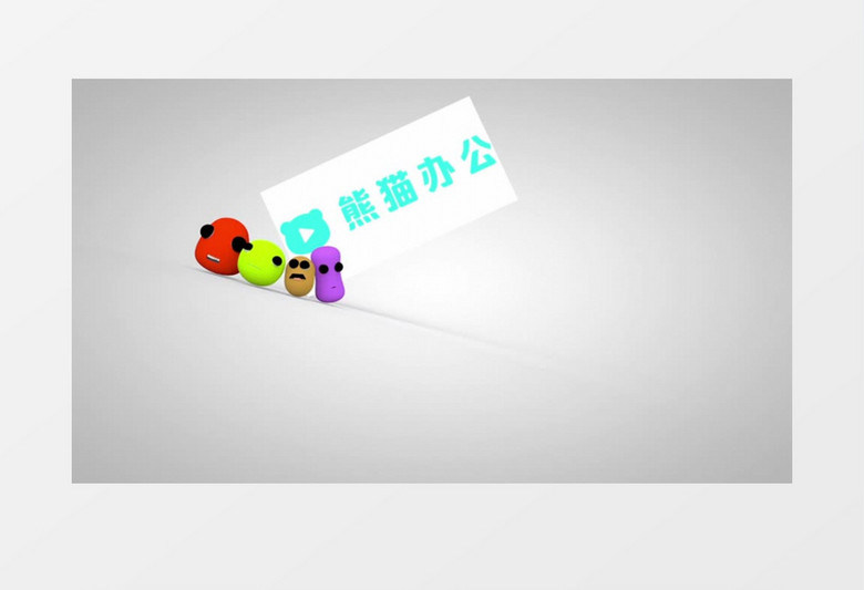 可爱LOGO动画MG片头ae模板