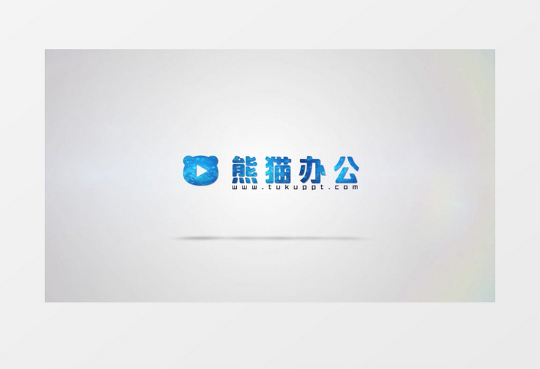 清新卷帘蓝色logo入场展示ae视频模板