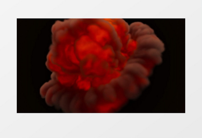 三维火焰烟雾爆炸Logo动画AE视频模板