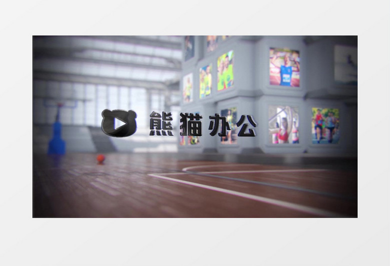 篮球体育栏目包装片头ae模板