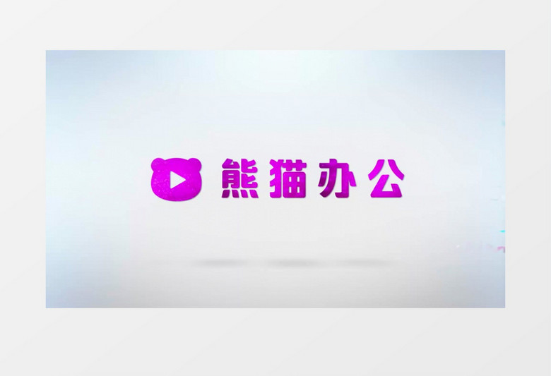 绚丽多彩的蝴蝶飞舞logo展示ae视频模板