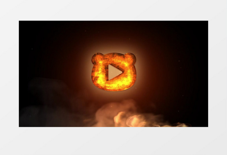 大气火焰动画演绎企业logo标志
