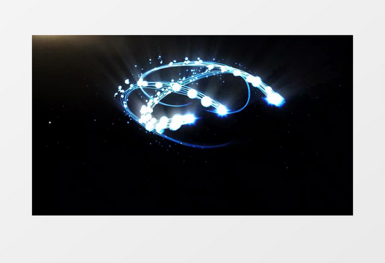 时尚光线流体logo入场展示ae视频模板
