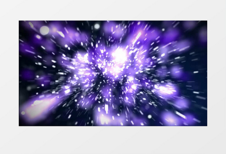 紫色粒子爆炸特效片头AE模板