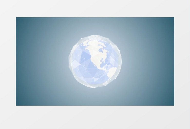 地球缩放片头logo标题动画ae模板