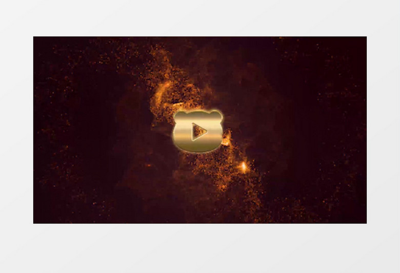 魔法粒子动画标志展示视频模板